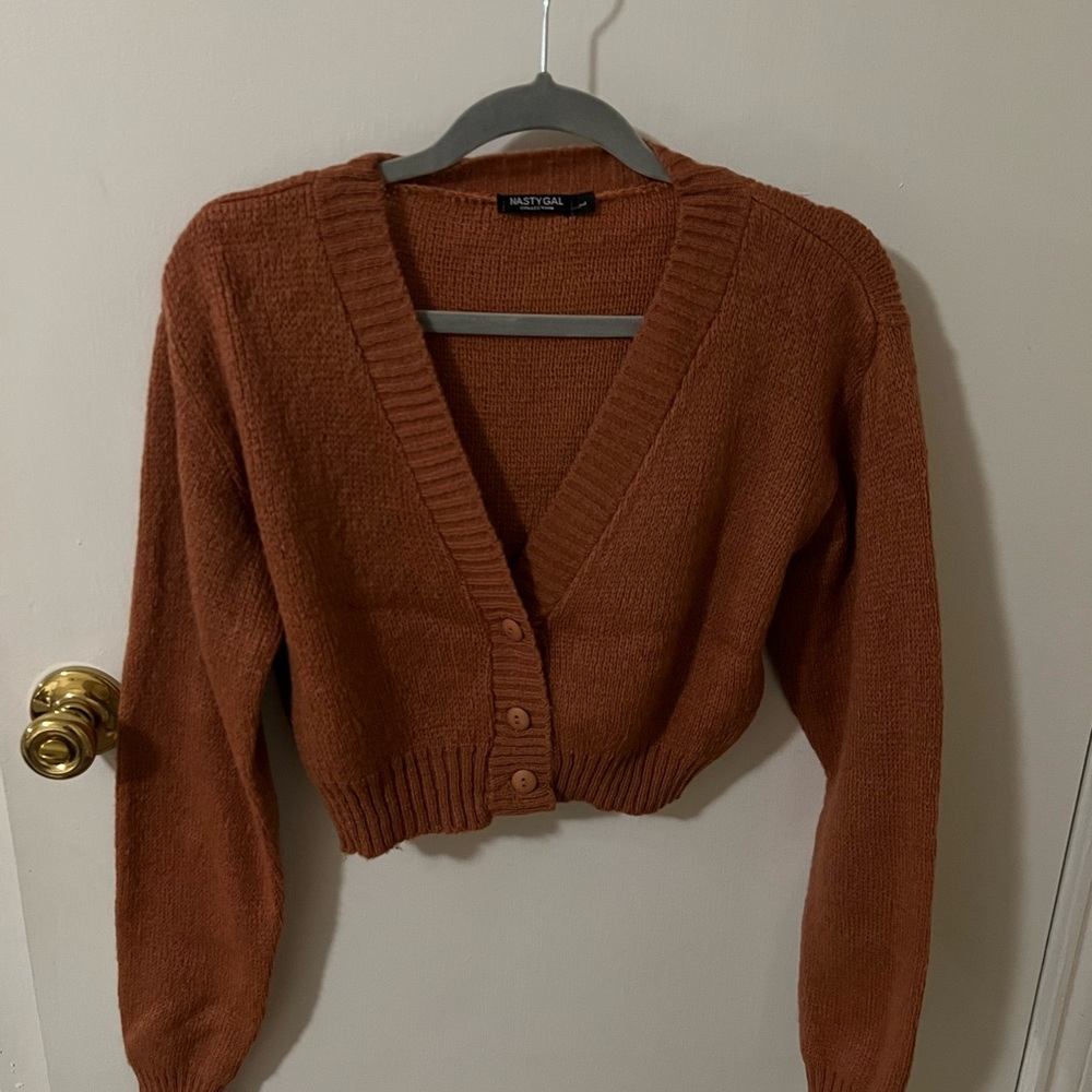 Nastygal cropped cardigan
